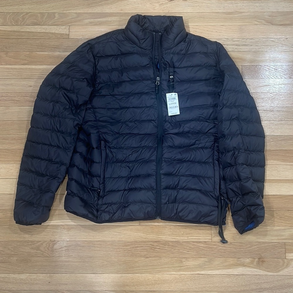 Club Room Performance Jacket L Black NWT